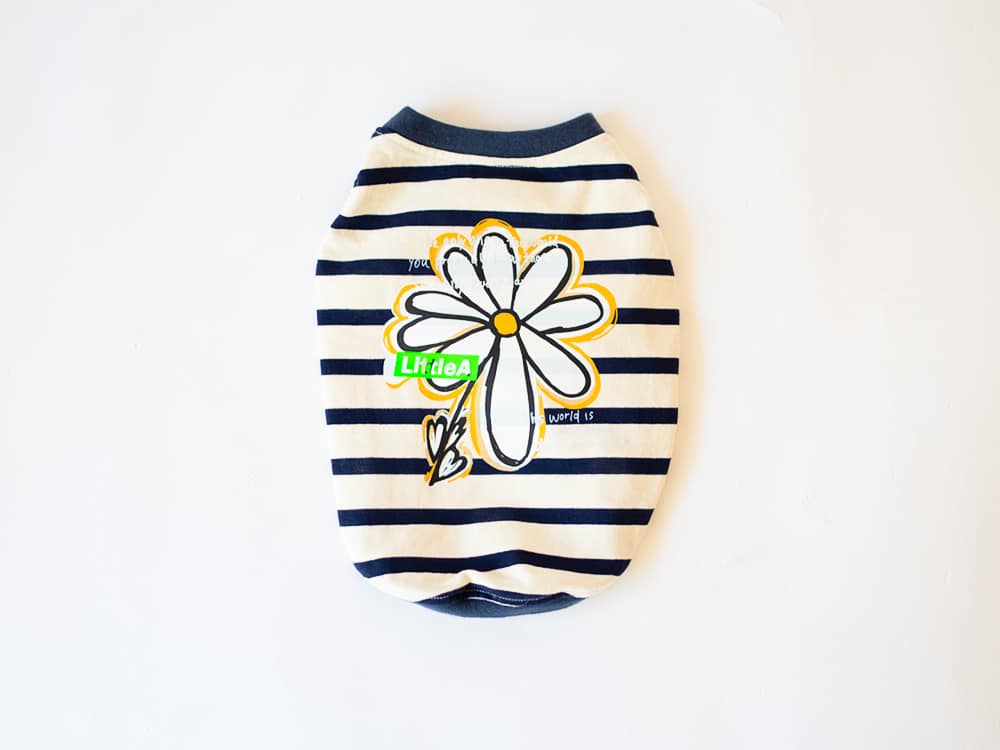 【LittleA】BIG A FLOWER TANKTOP for dog【Nav*Ow】