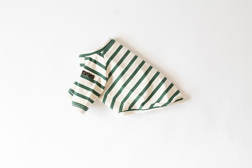 【LittleA】BORDER TEE【Green*Ow】