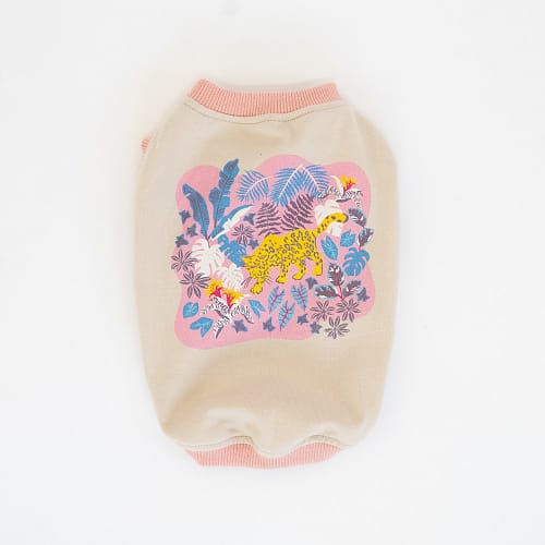 TROPICAL LEOPARD Tanktop【ECRU】